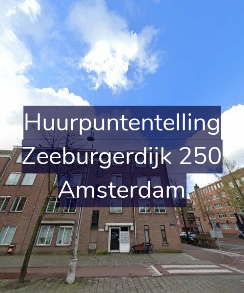 Foto gevel Huurpuntentelling voor Zeeburgerdijk 250, Amsterdam