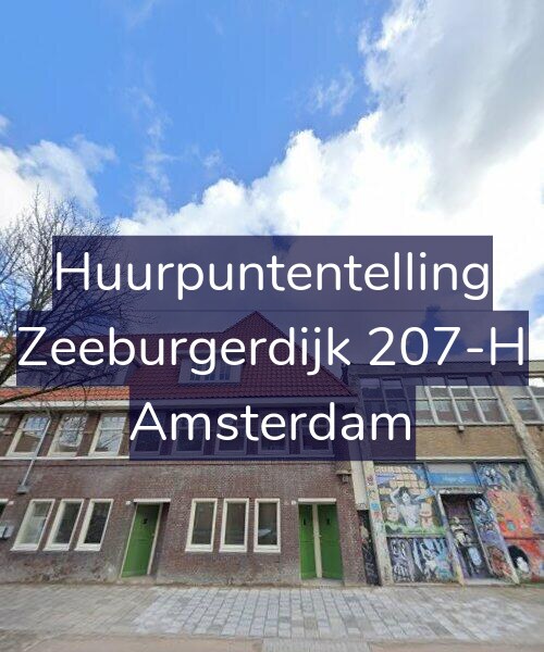 Foto gevel Huurpuntentelling voor Zeeburgerdijk 207-H, Amsterdam