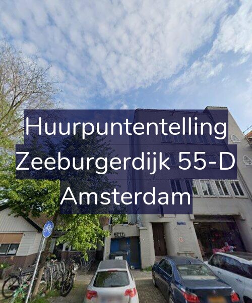 Foto gevel Huurpuntentelling voor Zeeburgerdijk 55-D, Amsterdam