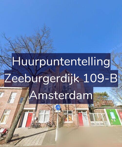 Foto gevel Huurpuntentelling voor Zeeburgerdijk 109-B, Amsterdam