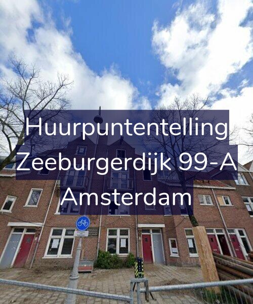 Foto gevel Huurpuntentelling voor Zeeburgerdijk 99-A, Amsterdam
