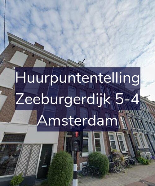 Foto gevel Huurpuntentelling voor Zeeburgerdijk 5-4, Amsterdam
