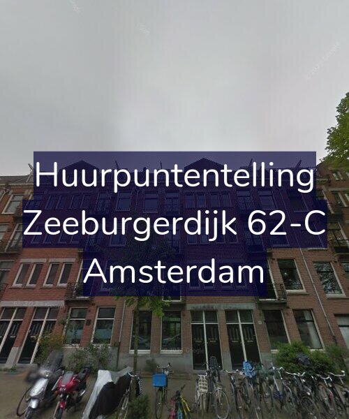 Foto gevel Huurpuntentelling voor Zeeburgerdijk 62-C, Amsterdam