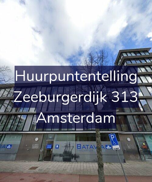 Foto gevel Huurpuntentelling voor Zeeburgerdijk 313, Amsterdam