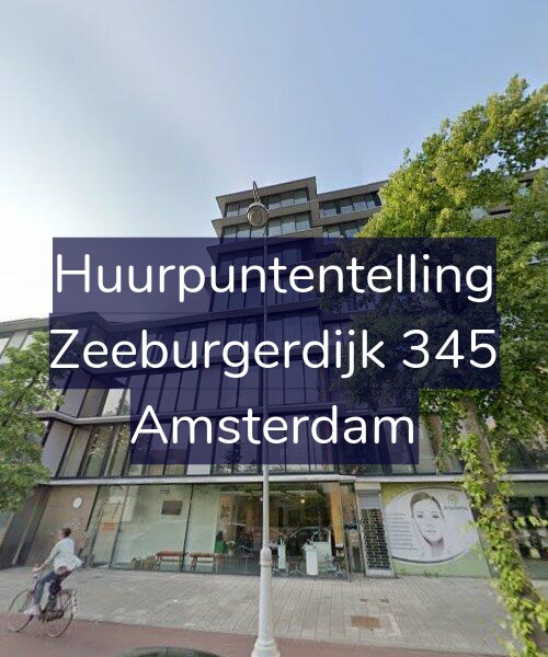 Foto gevel Huurpuntentelling voor Zeeburgerdijk 345, Amsterdam