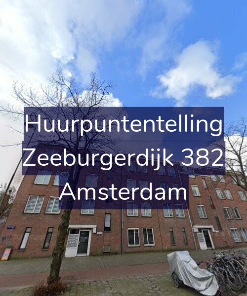 Foto gevel Huurpuntentelling voor Zeeburgerdijk 382, Amsterdam