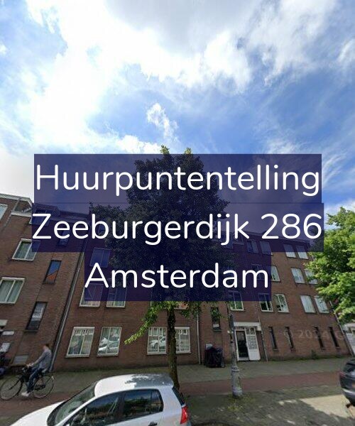 Foto gevel Huurpuntentelling voor Zeeburgerdijk 286, Amsterdam