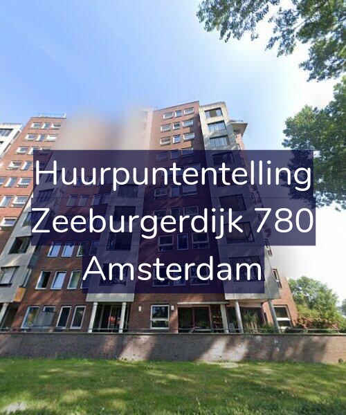 Foto gevel Huurpuntentelling voor Zeeburgerdijk 780, Amsterdam