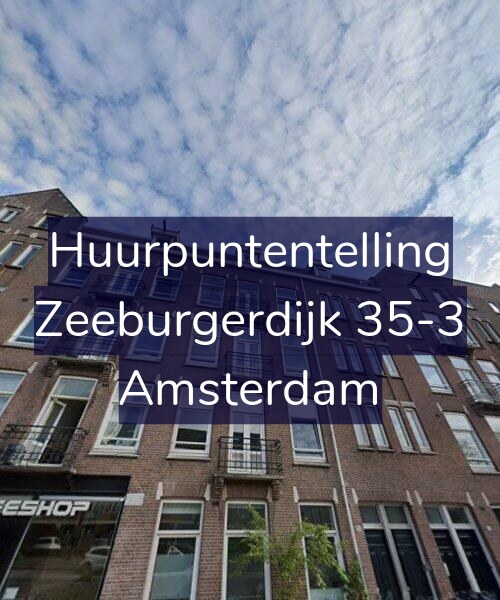 Foto gevel Huurpuntentelling voor Zeeburgerdijk 35-3, Amsterdam