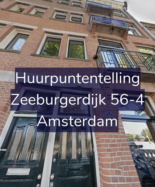 Foto gevel Huurpuntentelling voor Zeeburgerdijk 56-4, Amsterdam