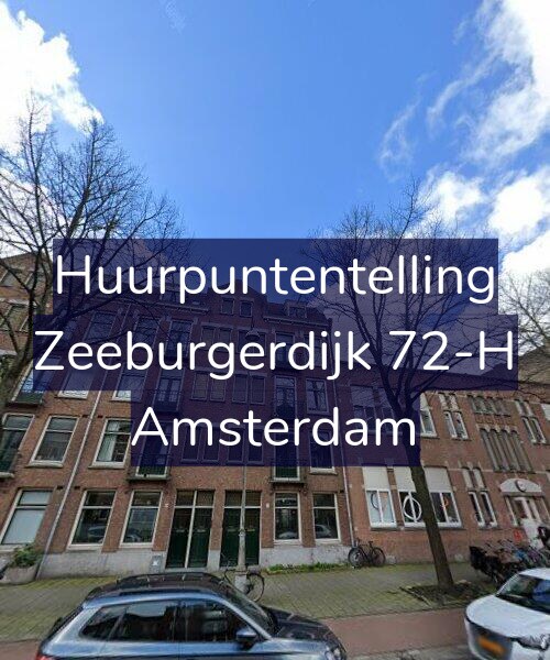 Foto gevel Huurpuntentelling voor Zeeburgerdijk 72-H, Amsterdam