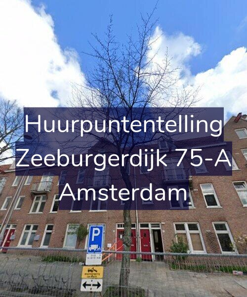 Foto gevel Huurpuntentelling voor Zeeburgerdijk 75-A, Amsterdam
