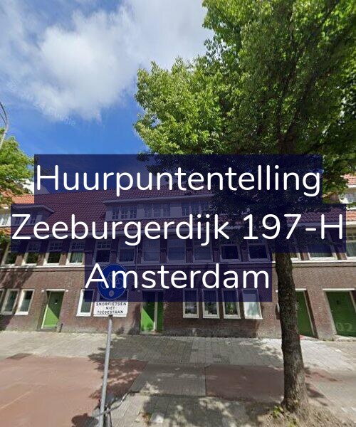 Foto gevel Huurpuntentelling voor Zeeburgerdijk 197-H, Amsterdam