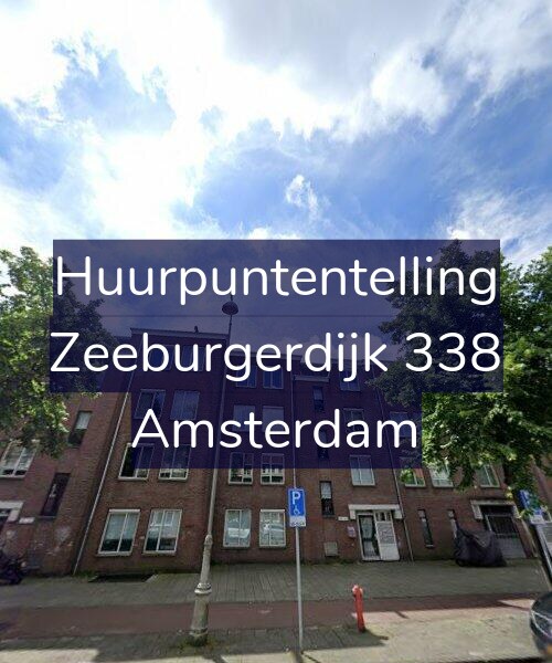 Foto gevel Huurpuntentelling voor Zeeburgerdijk 338, Amsterdam