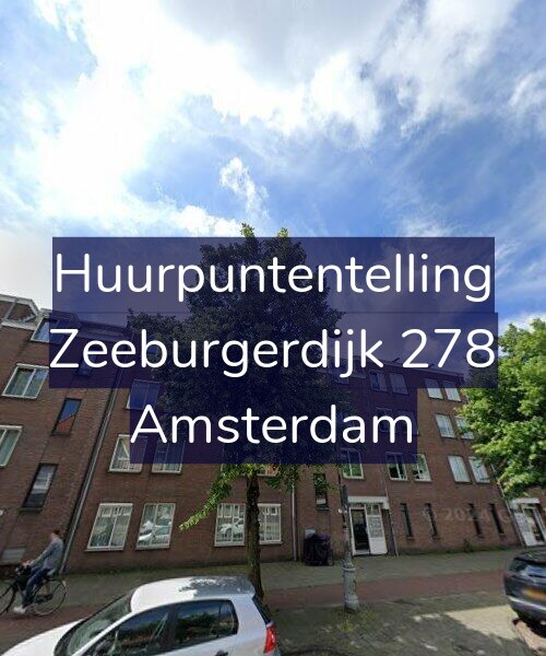 Foto gevel Huurpuntentelling voor Zeeburgerdijk 278, Amsterdam