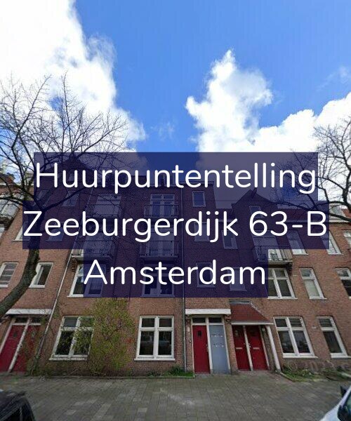 Foto gevel Huurpuntentelling voor Zeeburgerdijk 63-B, Amsterdam