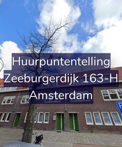 Foto gevel Huurpuntentelling voor Zeeburgerdijk 163-H, Amsterdam