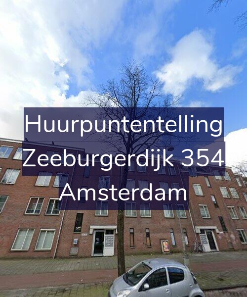 Foto gevel Huurpuntentelling voor Zeeburgerdijk 354, Amsterdam