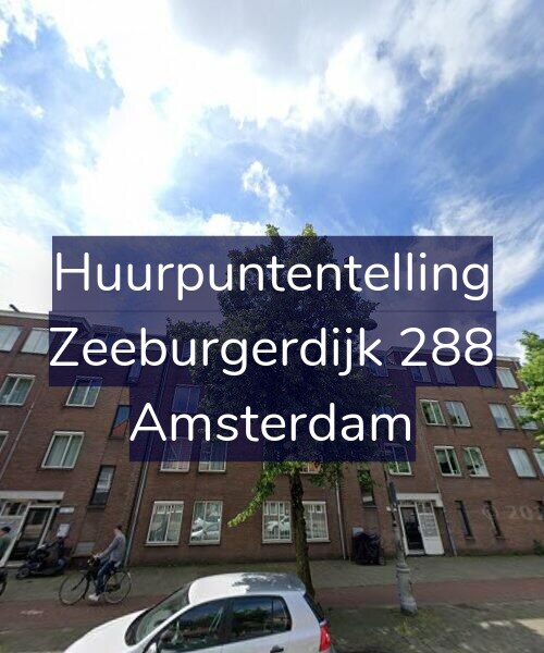 Foto gevel Huurpuntentelling voor Zeeburgerdijk 288, Amsterdam