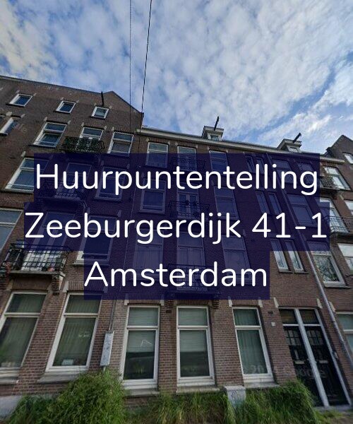 Foto gevel Huurpuntentelling voor Zeeburgerdijk 41-1, Amsterdam