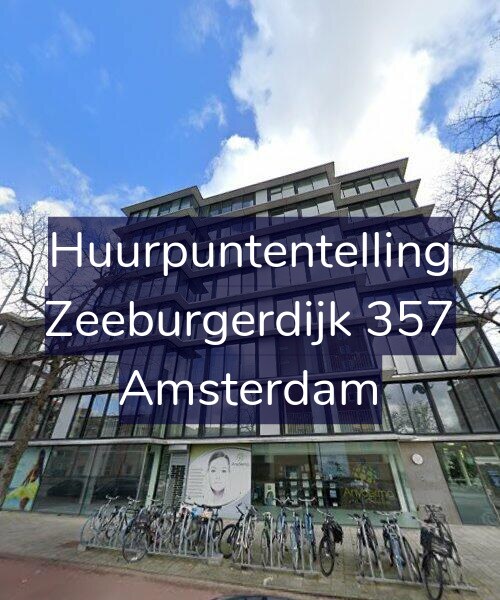 Foto gevel Huurpuntentelling voor Zeeburgerdijk 357, Amsterdam