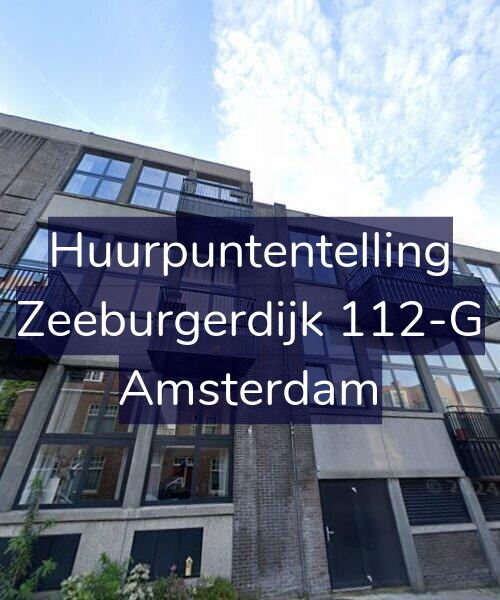 Foto gevel Huurpuntentelling voor Zeeburgerdijk 112-G, Amsterdam