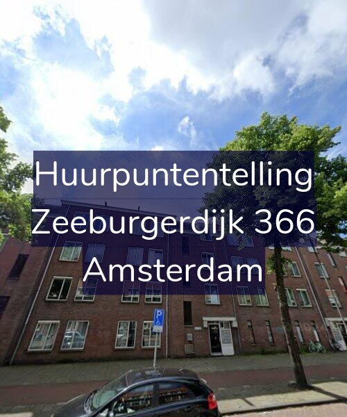 Foto gevel Huurpuntentelling voor Zeeburgerdijk 366, Amsterdam