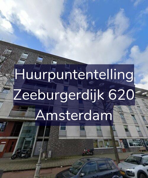 Foto gevel Huurpuntentelling voor Zeeburgerdijk 620, Amsterdam