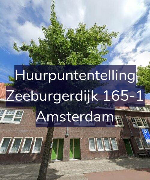 Foto gevel Huurpuntentelling voor Zeeburgerdijk 165-1, Amsterdam