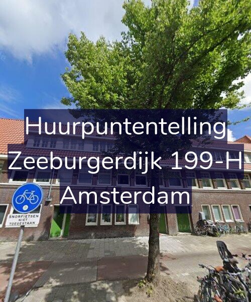 Foto gevel Huurpuntentelling voor Zeeburgerdijk 199-H, Amsterdam
