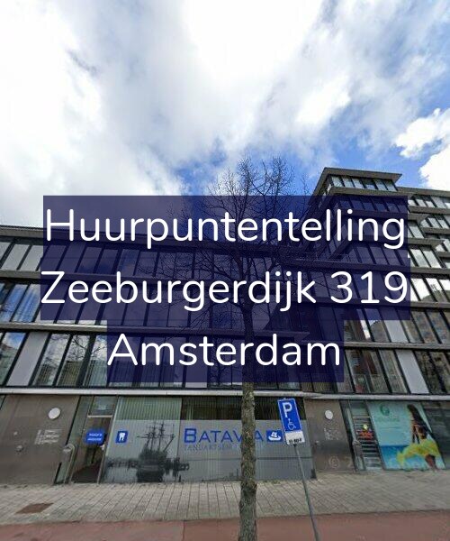 Foto gevel Huurpuntentelling voor Zeeburgerdijk 319, Amsterdam