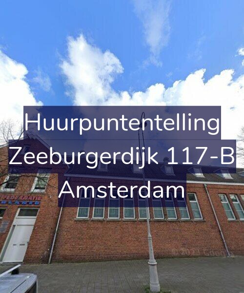 Foto gevel Huurpuntentelling voor Zeeburgerdijk 117-B, Amsterdam