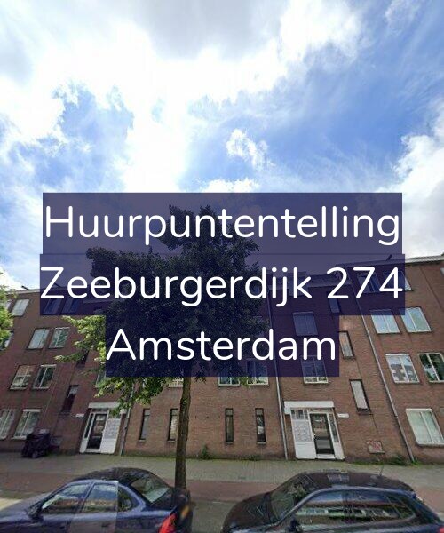 Foto gevel Huurpuntentelling voor Zeeburgerdijk 274, Amsterdam