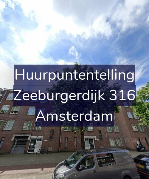 Foto gevel Huurpuntentelling voor Zeeburgerdijk 316, Amsterdam