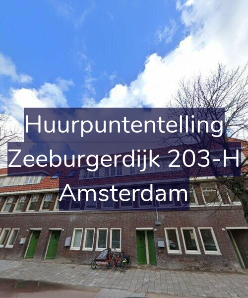Foto gevel Huurpuntentelling voor Zeeburgerdijk 203-H, Amsterdam