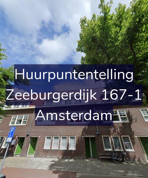 Foto gevel Huurpuntentelling voor Zeeburgerdijk 167-1, Amsterdam