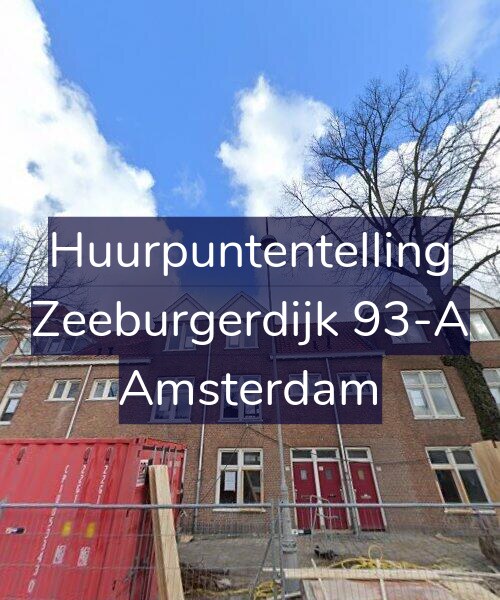 Foto gevel Huurpuntentelling voor Zeeburgerdijk 93-A, Amsterdam