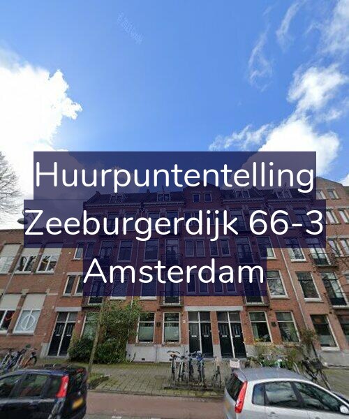 Foto gevel Huurpuntentelling voor Zeeburgerdijk 66-3, Amsterdam