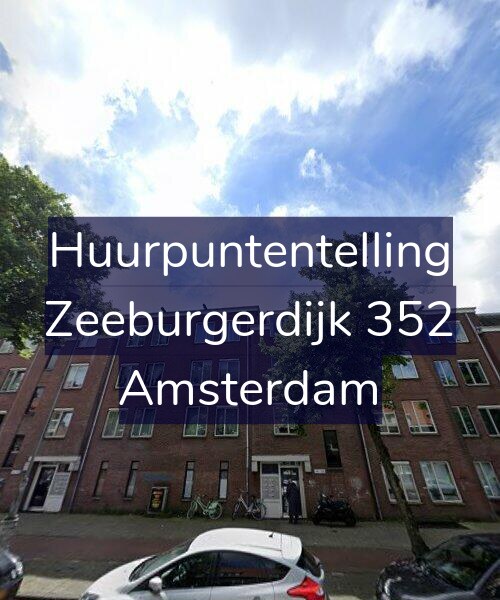 Foto gevel Huurpuntentelling voor Zeeburgerdijk 352, Amsterdam