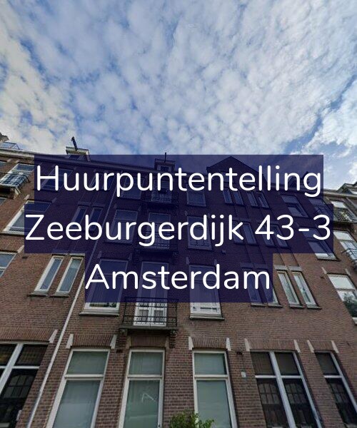 Foto gevel Huurpuntentelling voor Zeeburgerdijk 43-3, Amsterdam