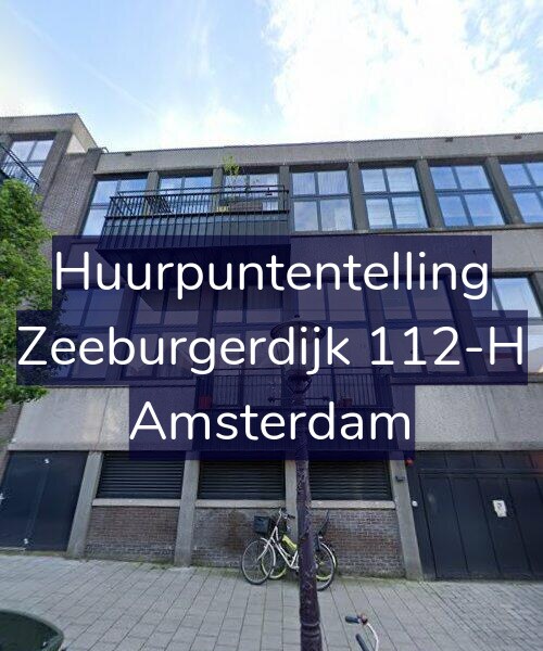Foto gevel Huurpuntentelling voor Zeeburgerdijk 112-H, Amsterdam