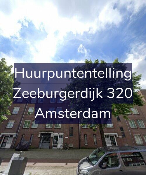 Foto gevel Huurpuntentelling voor Zeeburgerdijk 320, Amsterdam