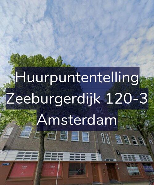 Foto gevel Huurpuntentelling voor Zeeburgerdijk 120-3, Amsterdam