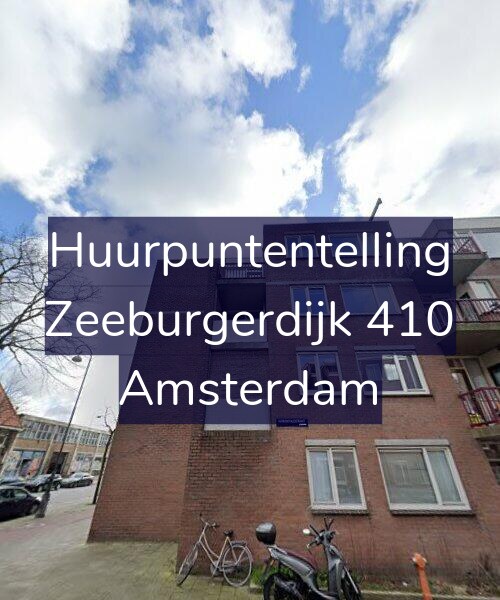 Foto gevel Huurpuntentelling voor Zeeburgerdijk 410, Amsterdam