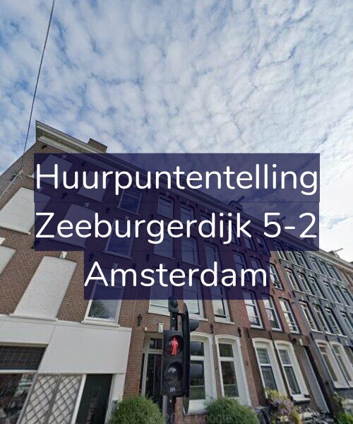 Foto gevel Huurpuntentelling voor Zeeburgerdijk 5-2, Amsterdam