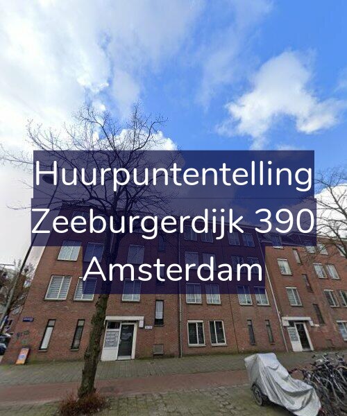 Foto gevel Huurpuntentelling voor Zeeburgerdijk 390, Amsterdam