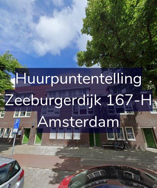 Foto gevel Huurpuntentelling voor Zeeburgerdijk 167-H, Amsterdam