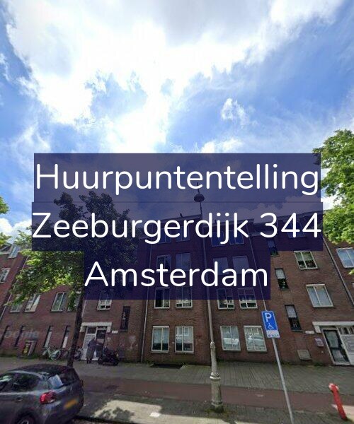 Foto gevel Huurpuntentelling voor Zeeburgerdijk 344, Amsterdam