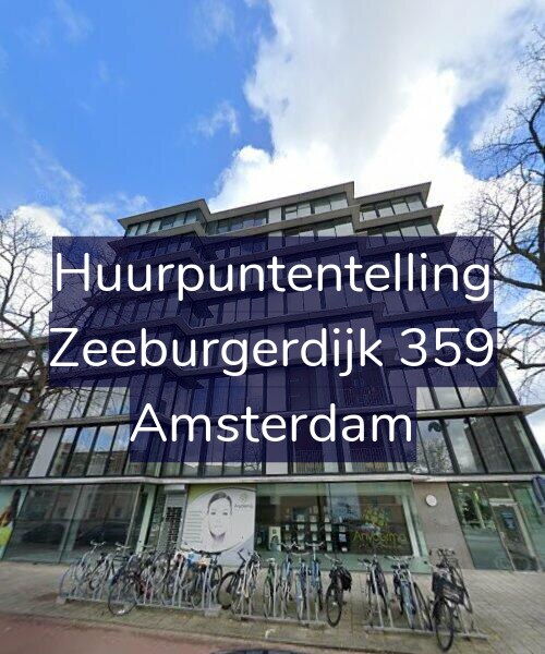 Foto gevel Huurpuntentelling voor Zeeburgerdijk 359, Amsterdam
