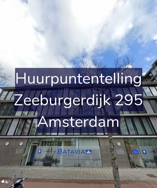 Foto gevel Huurpuntentelling voor Zeeburgerdijk 295, Amsterdam